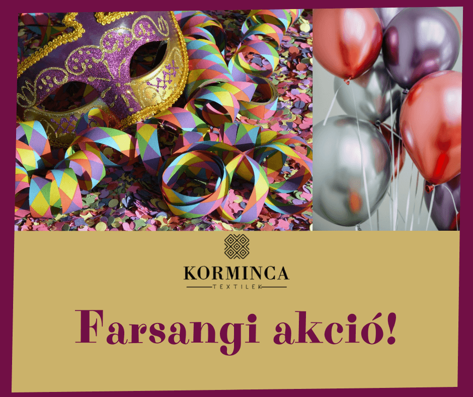 Farsangi akci!